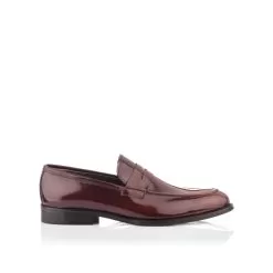 Men`s Penny Loafers Roberto High Shine Caramel