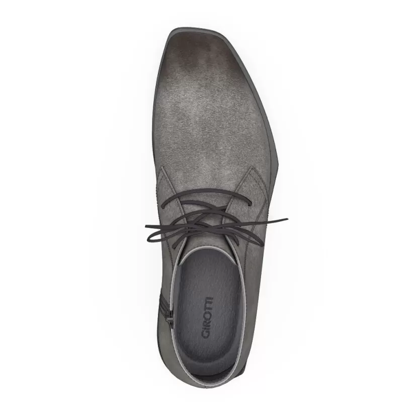 Men`s Square Toe Flat Ankle Boots 22586 2 Men`s Square Toe Flat Ankle Boots 22586 - Image 2