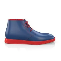 Men`s Square Toe Flat Ankle Boots 22603
