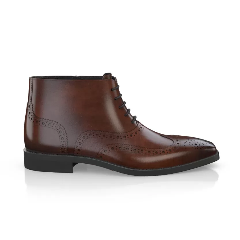 Men`s Brogue Ankle Boots 26365 1 Men`s Brogue Ankle Boots 26365