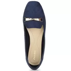 Bata Navy Moccasins For Women -Shoes for me! 5509722 5