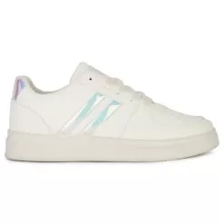North Star Silver White Sneakers For Women