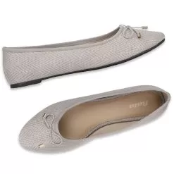 Bata Grey Flats For Women -Shoes for me! 5512727 7