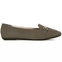 Bata Grey Ballerina For Women