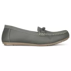 Bata Grey Ballerina For Women