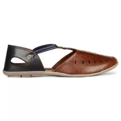 Bata Tan Light Brown Ballerina For Women