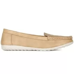 Bata Tan Slipon Casuals For Women