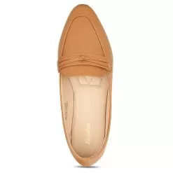 Bata Light Brown Moccasins For Women -Shoes for me! 5513232 5