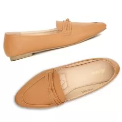 Bata Light Brown Moccasins For Women -Shoes for me! 5513232 7