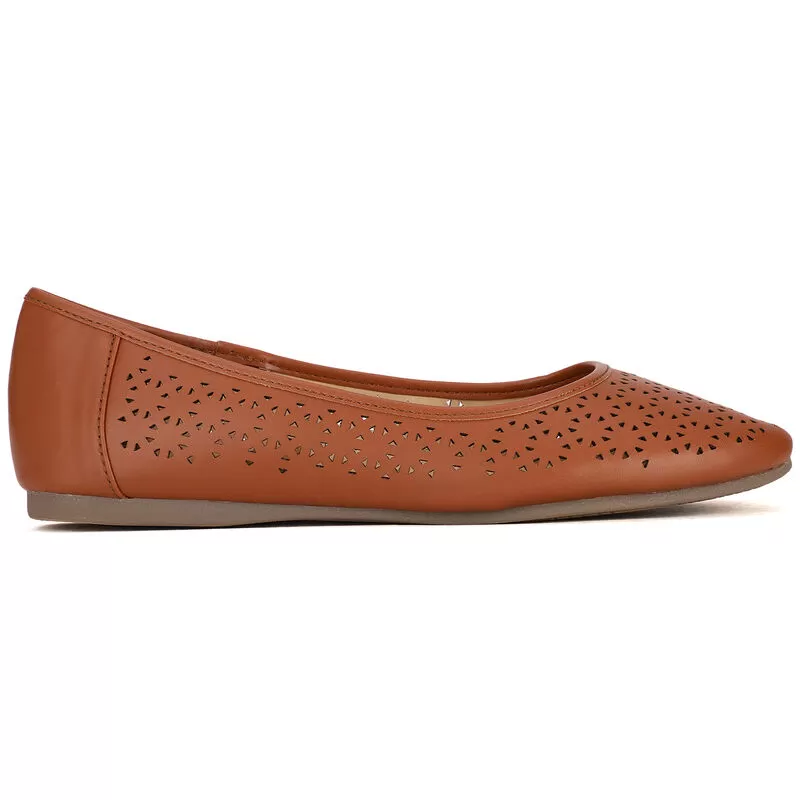 Bata Tan Ballerina For Women 1 Bata Tan Ballerina For Women