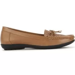 Bata Tan Ballerina For Women