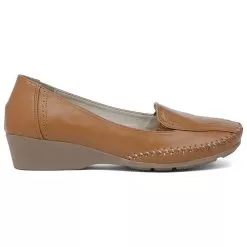 Bata Tan Loafer For Women