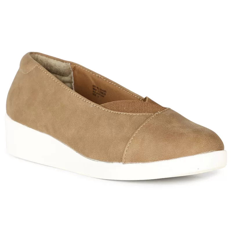 Bata Brown Ballerina For Women 2 Bata Brown Ballerina For Women - Image 2