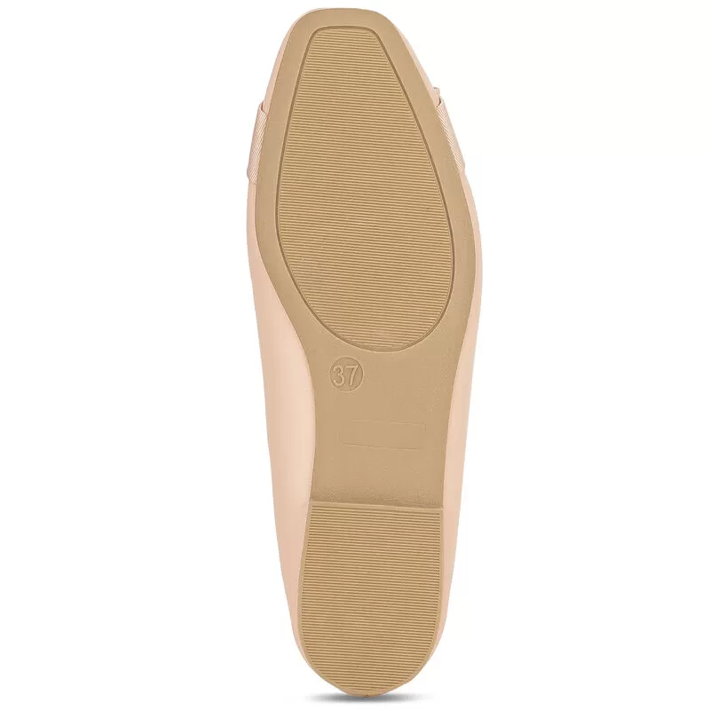 Bata Red Ballerina For Women 6 Bata Red Ballerina For Women - Image 6