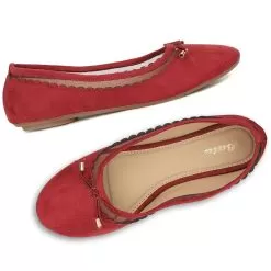Bata Pink Ballerinas For Women -Shoes for me! 5515459 7