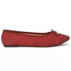 Bata Maroon Ballerina For Women