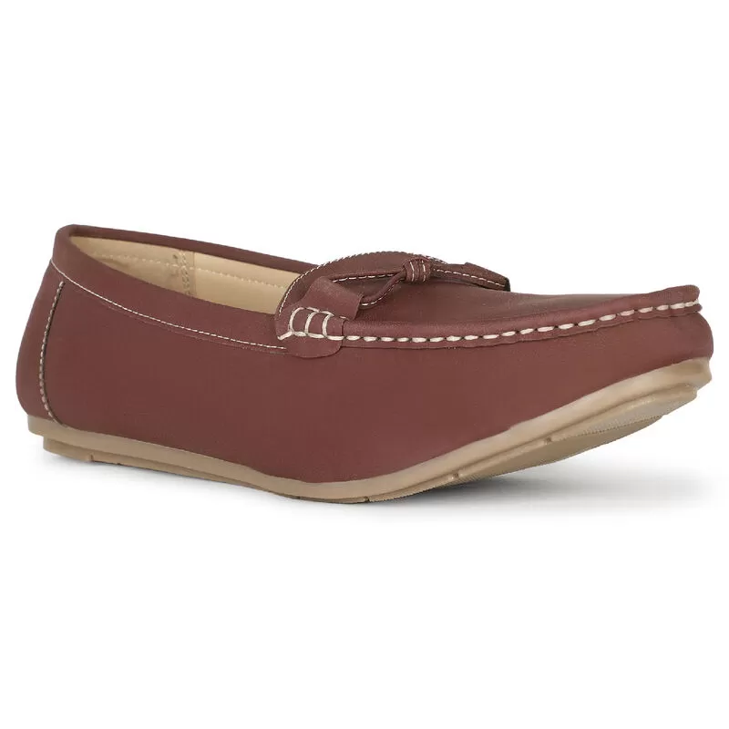 Bata Orange Loafer For Women 2 Bata Orange Loafer For Women - Image 2