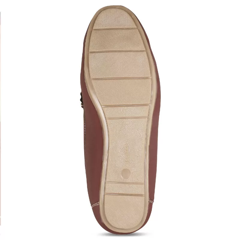 Bata Orange Loafer For Women 6 Bata Orange Loafer For Women - Image 6