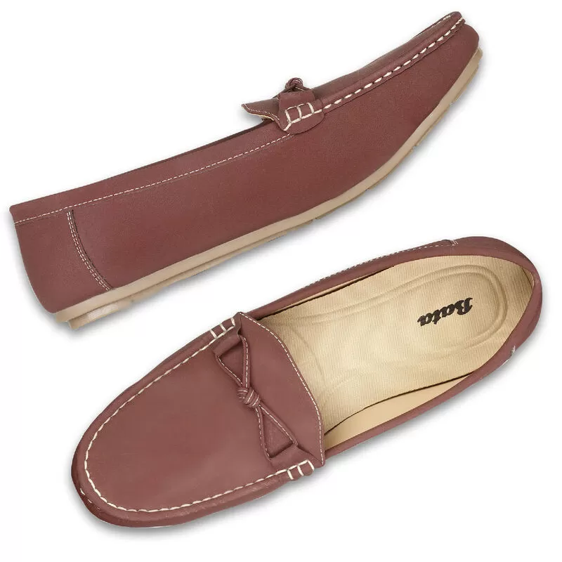 Bata Orange Loafer For Women 7 Bata Orange Loafer For Women - Image 7
