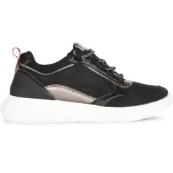 Bata 3D Black Sneakers For Women
