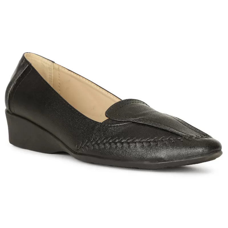 Bata Black Loafer For Women 2 Bata Black Loafer For Women - Image 2