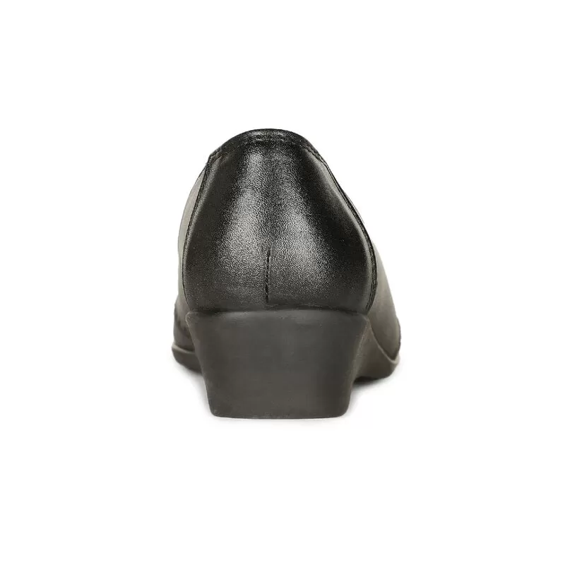 Bata Black Loafer For Women 4 Bata Black Loafer For Women - Image 4