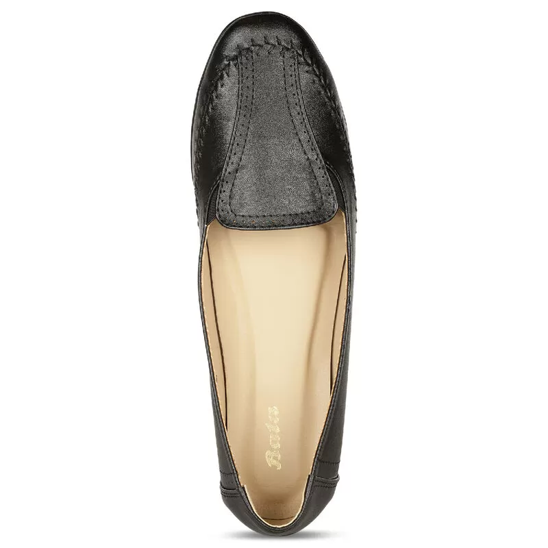 Bata Black Loafer For Women 5 Bata Black Loafer For Women - Image 5