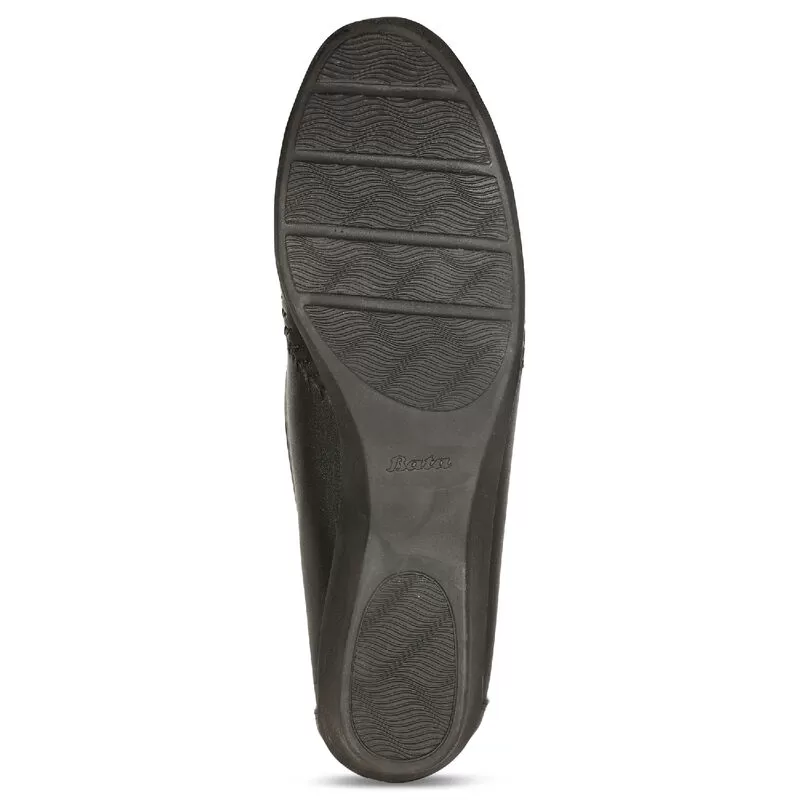 Bata Black Loafer For Women 6 Bata Black Loafer For Women - Image 6