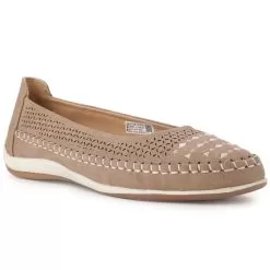Bata Beige Ballerina For Women