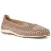 Bata Beige Ballerina For Women