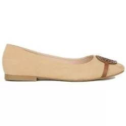 Bata Beige Ballerinas For Women
