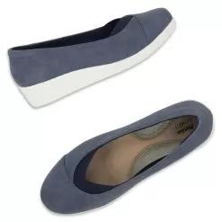 Bata Blue Casual Shoes For Women -Shoes for me! 5519185 7