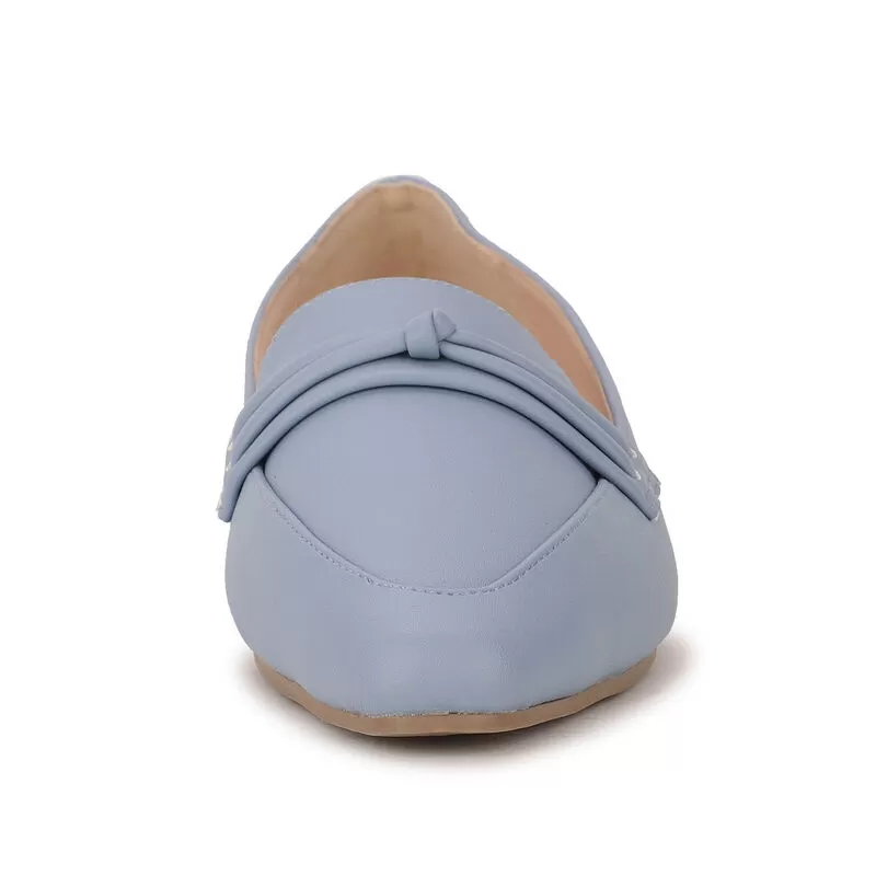 Bata Blue Ballerina For Women 3 Bata Blue Ballerina For Women - Image 3