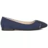 Bata Navy Ballerinas For Women