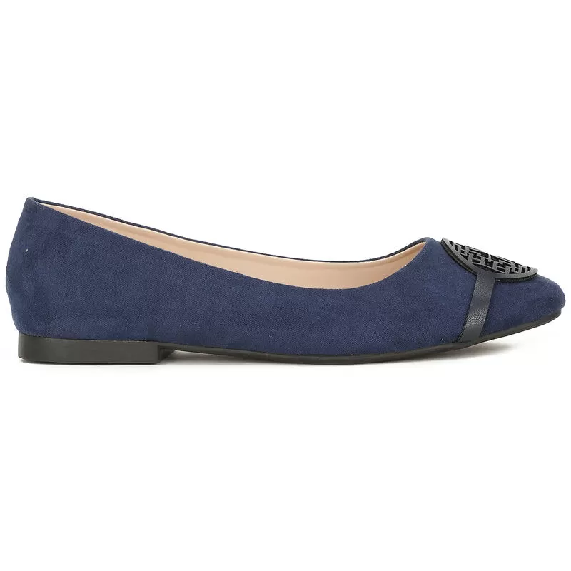 Bata Navy Ballerinas For Women 1 Bata Navy Ballerinas For Women