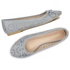 Bata Blue Ballerina For Women -Shoes for me! 5519901 7