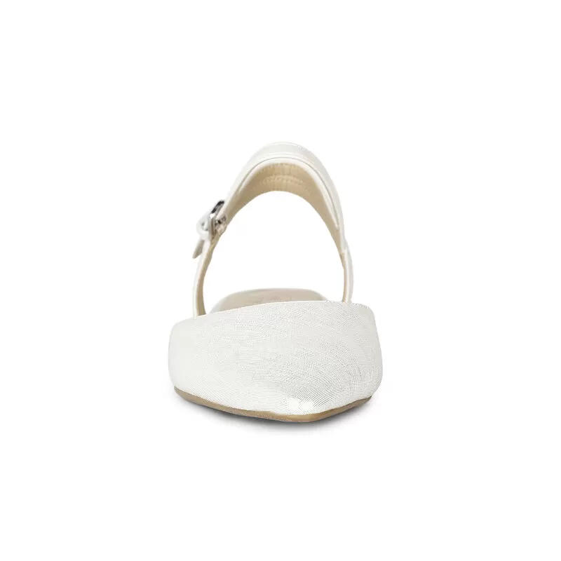 Naturalizer White Slipon For Women 3 Naturalizer White Slipon For Women - Image 3