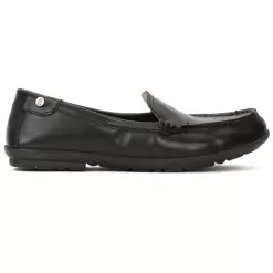 Hush Puppies Black Moccasins For Women