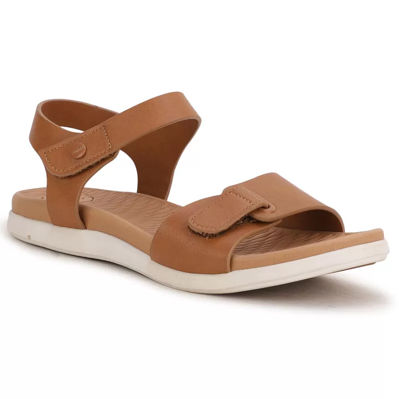 Bata Tan Sandal For Women 2 Bata Tan Sandal For Women - Image 2