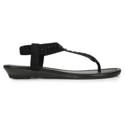 Bata Black Sandal For Women