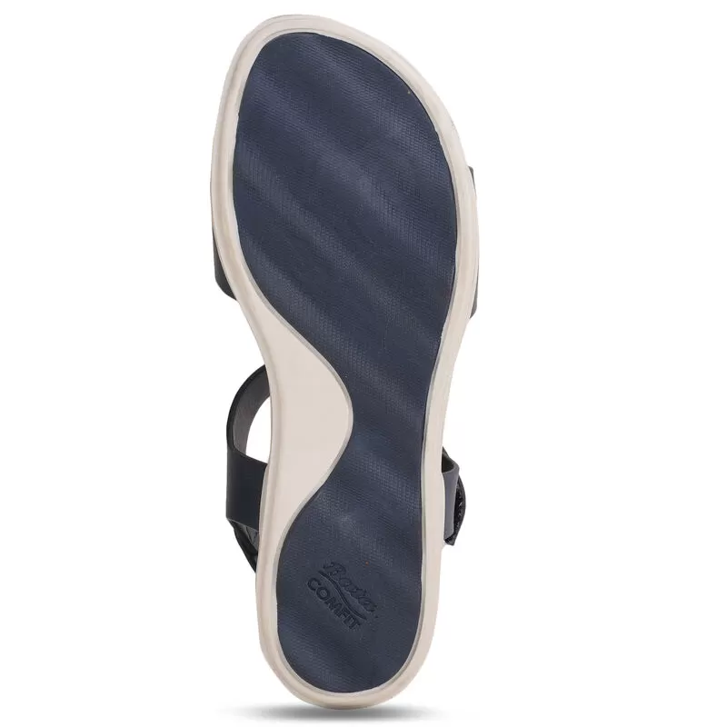 Bata Navy Sandal For Women 6 Bata Navy Sandal For Women - Image 6