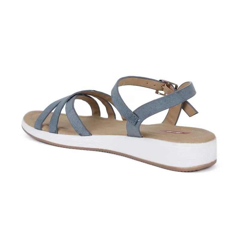 Bata Blue Sandals For Women 3 Bata Blue Sandals For Women - Image 3