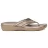Bata Gunmetal Thong For Women