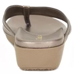 Bata Gunmetal Thong For Women -Shoes for me! 5712749 4