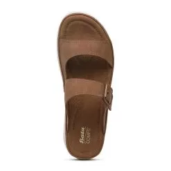 Bata Comfit Brown Flip-Flop For Women -Shoes for me! 5714911 5