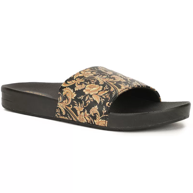 Bata Sunshine Black Mule For Women 2 Bata Sunshine Black Mule For Women - Image 2