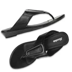 Bata Black Open Toe Flats For Women -Shoes for me! 5716345 7