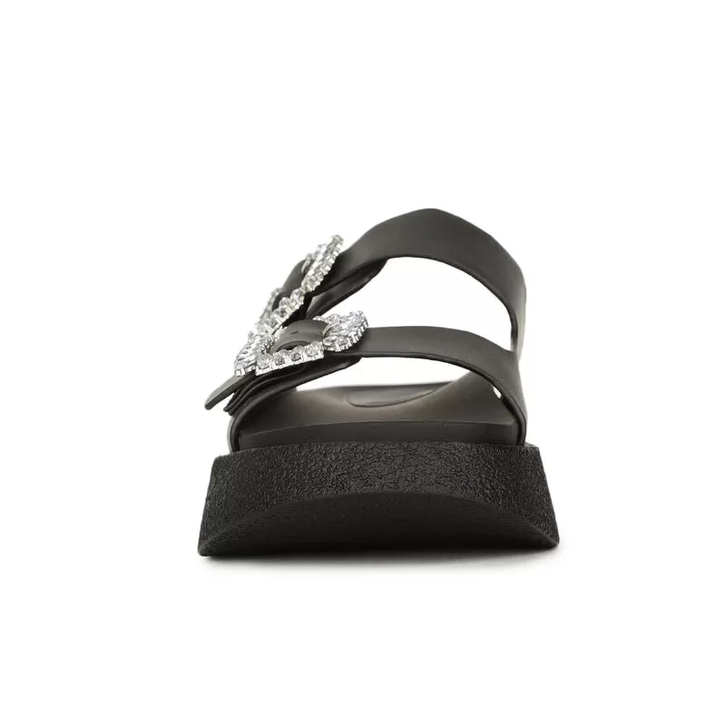 Red Label Black Mule For Women 3 Red Label Black Mule For Women - Image 3