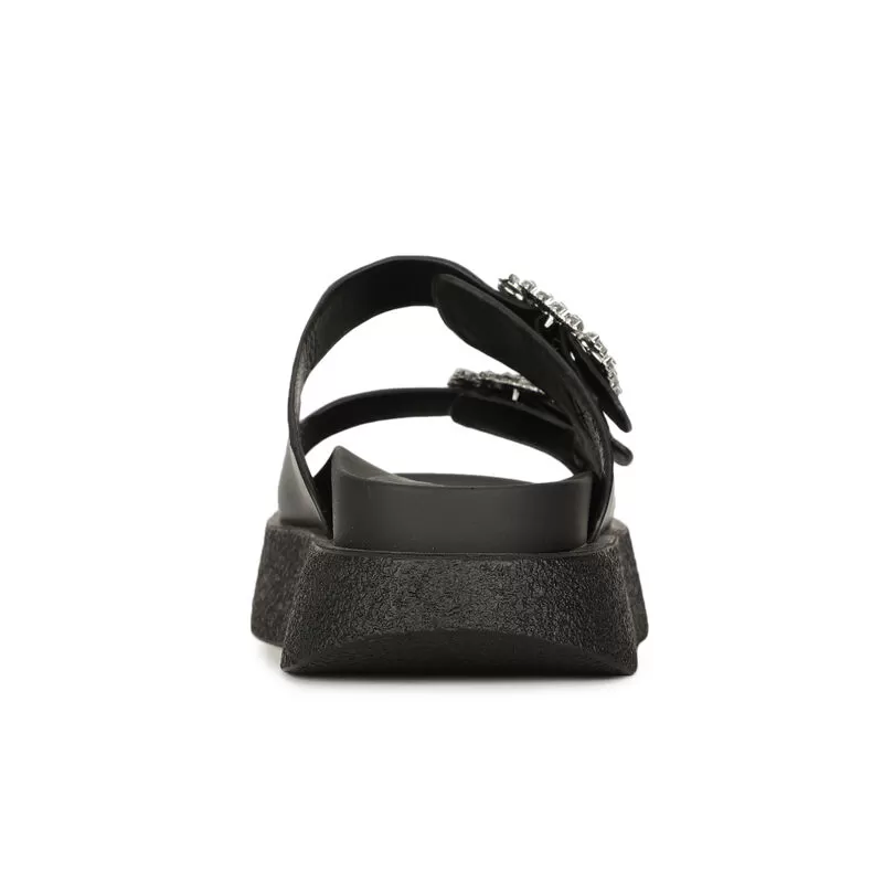 Red Label Black Mule For Women 4 Red Label Black Mule For Women - Image 4