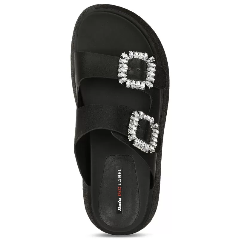 Red Label Black Mule For Women 5 Red Label Black Mule For Women - Image 5